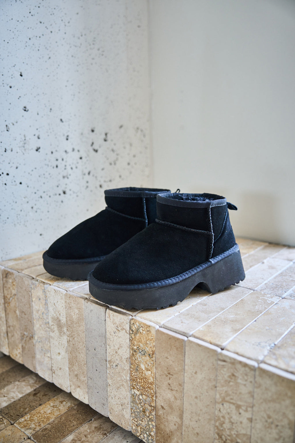 UGG Ultimate Platform Ankle Boots - Black
