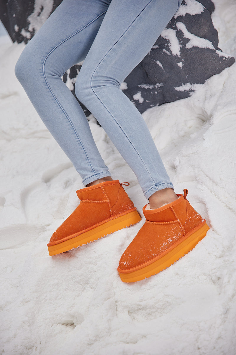 UGG Ultra Mini Platform Low Ankle Boot - Orange