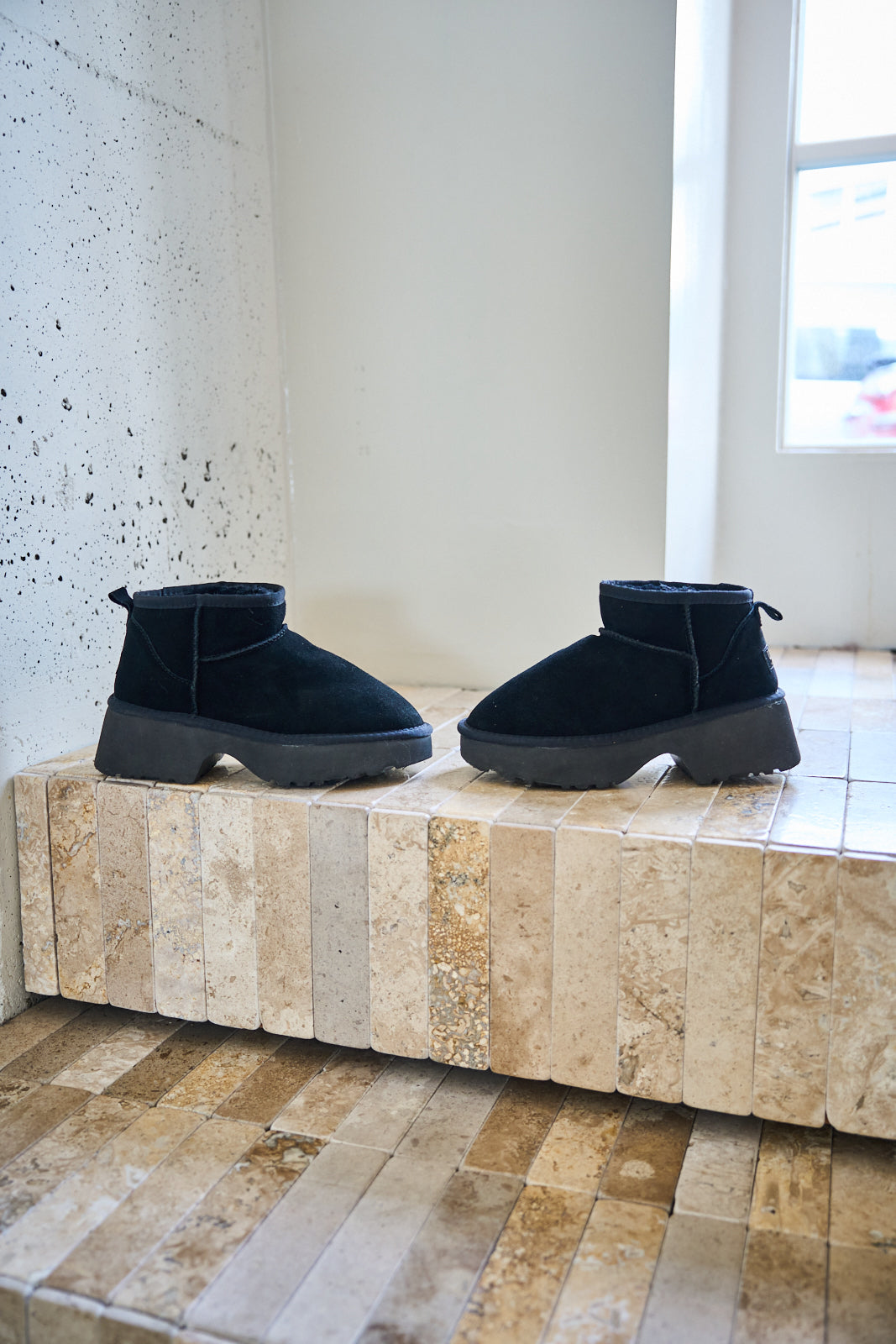 UGG Ultimate Platform Ankle Boots - Black