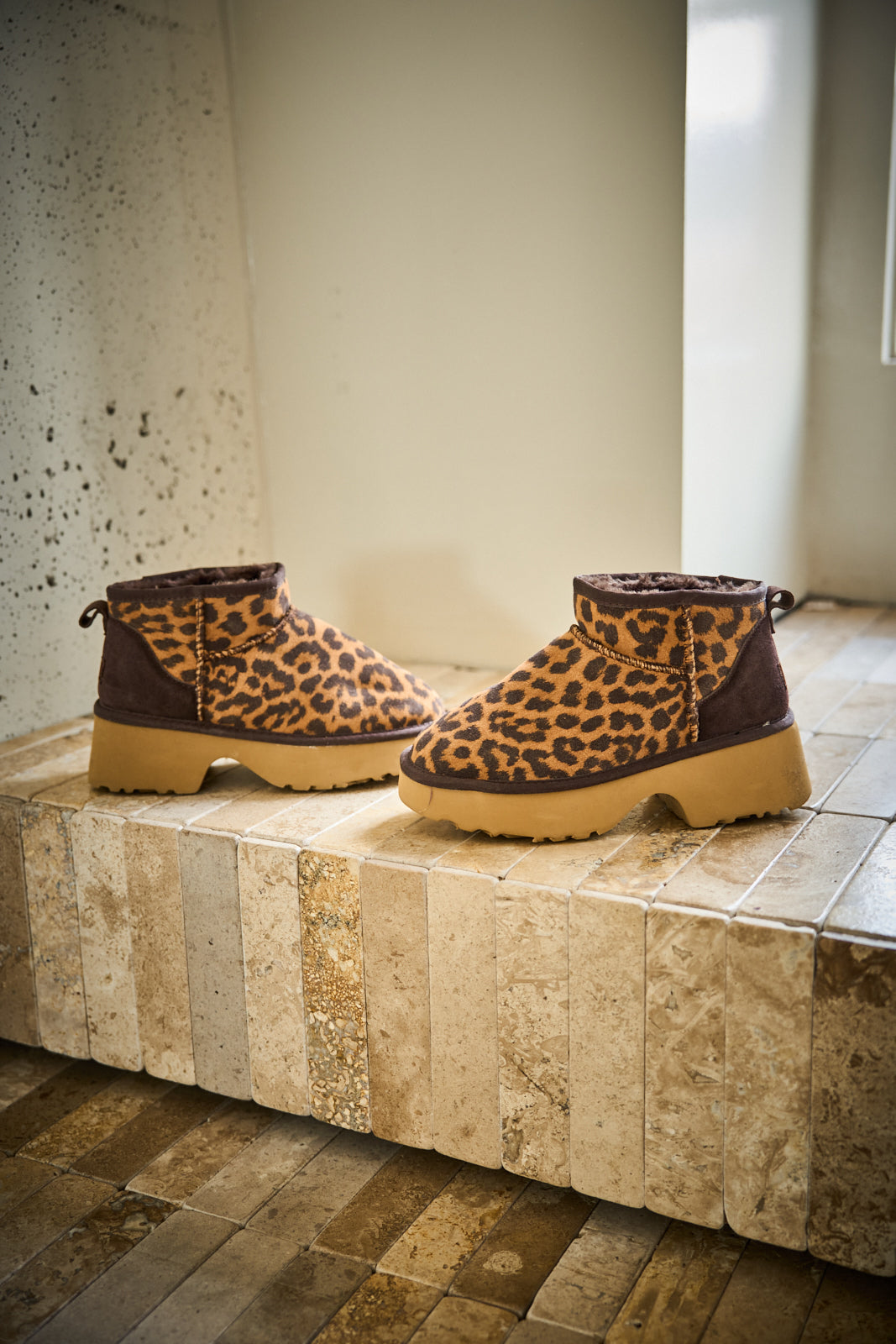 UGG Ultimate Platform Ankle Boots - Cheetah