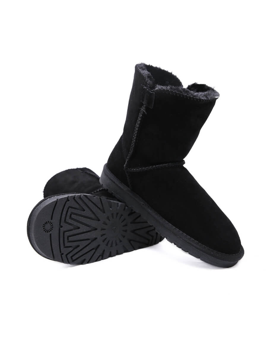 UGG Faux Fur-Lined Classic Side Button boots