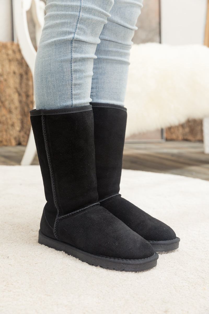 UGG Classic Suede Mid-Length boots - Black