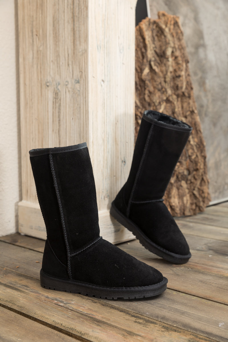 UGG Classic Suede Mid-Length boots - Black