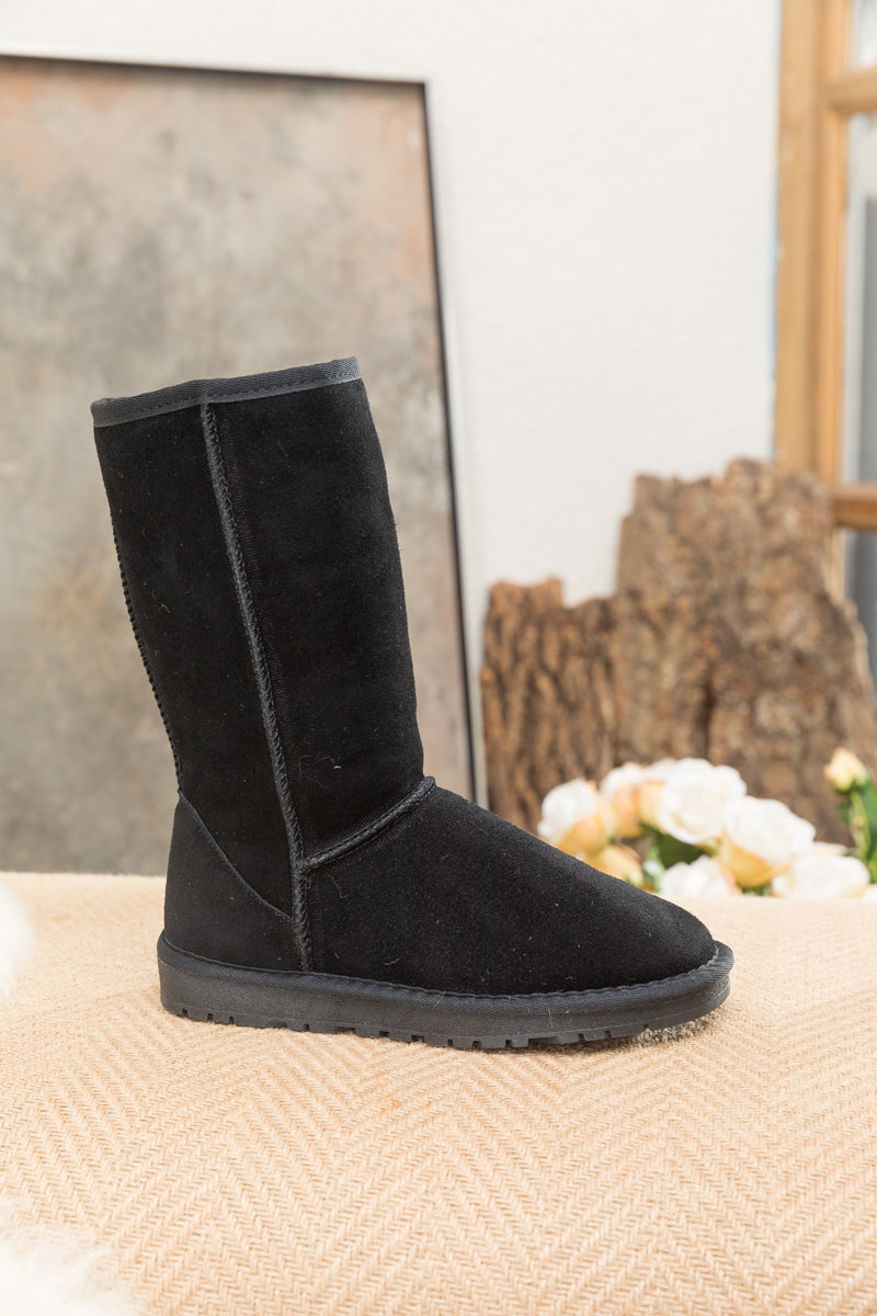 UGG Classic Suede Mid-Length boots - Black