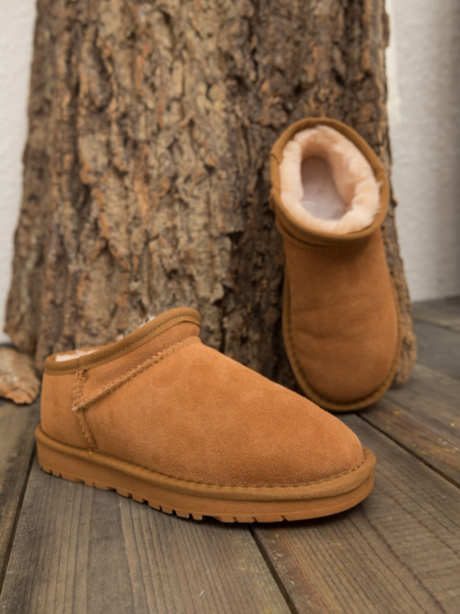 UGG Faux Fur-Lined Tasman Low Ankle Boots