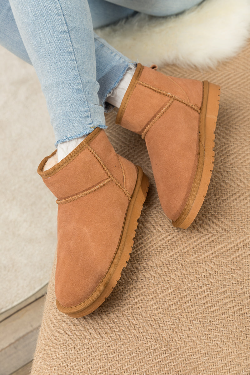 UGG Faux-Fur-Lined Classic UGG Short Boots