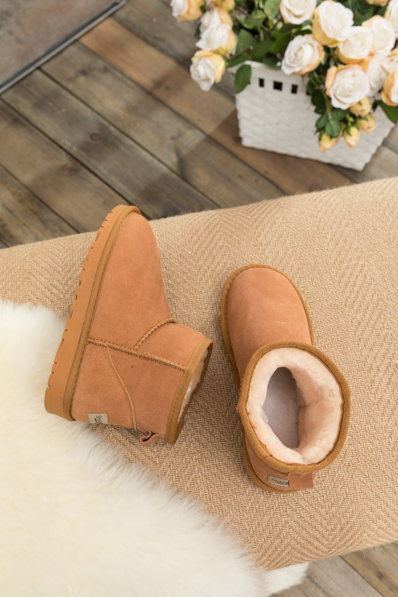 UGG Faux-Fur-Lined Classic UGG Short Boots
