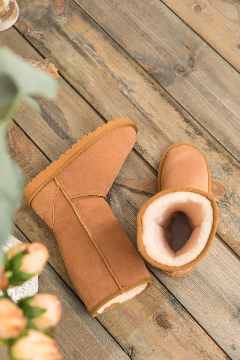 UGG Classic Suede Mid-Length boots - Chestnut