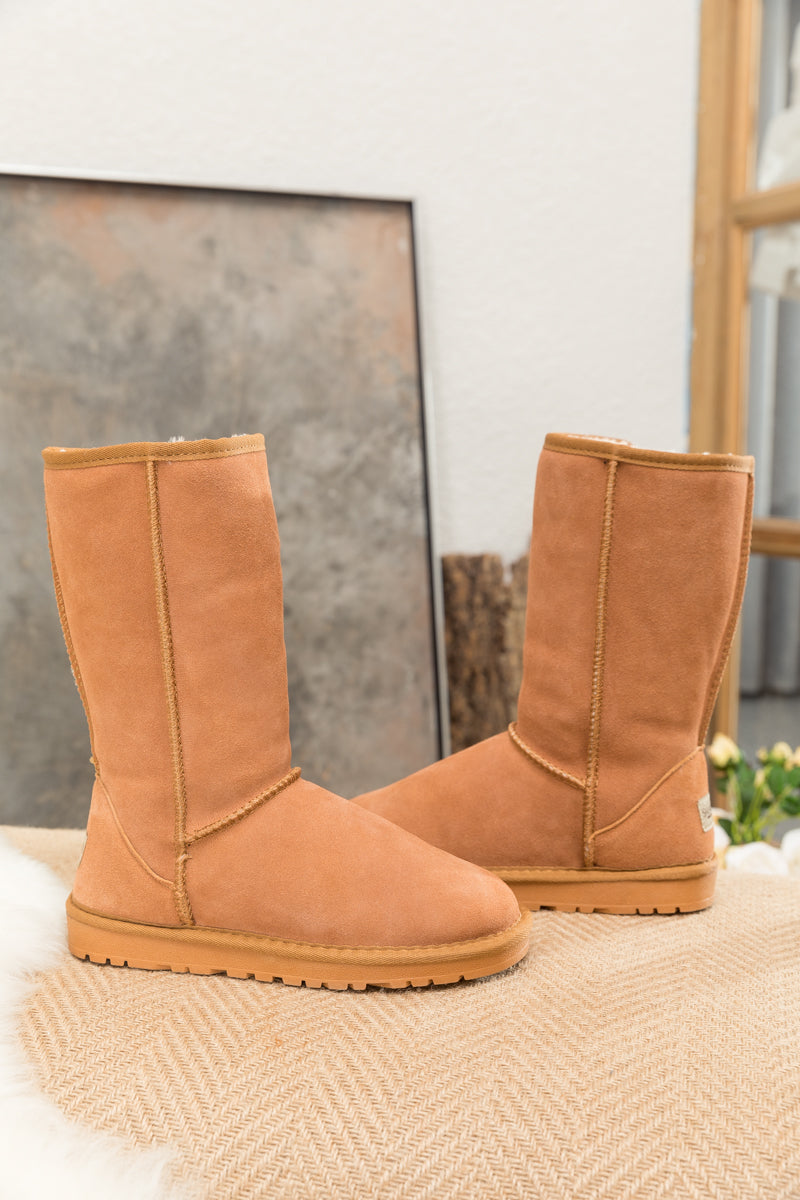 UGG Classic Suede Mid-Length boots - Chestnut