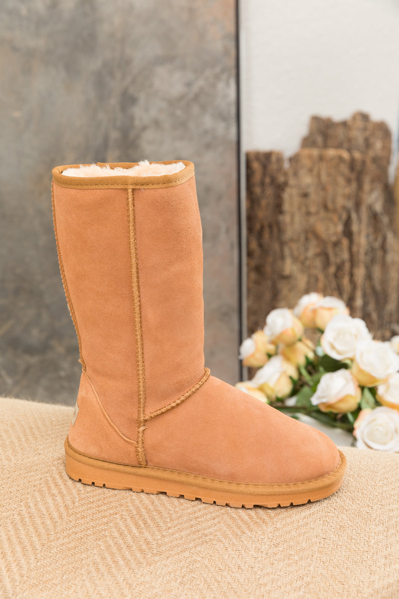 UGG Classic Suede Mid-Length boots - Chestnut