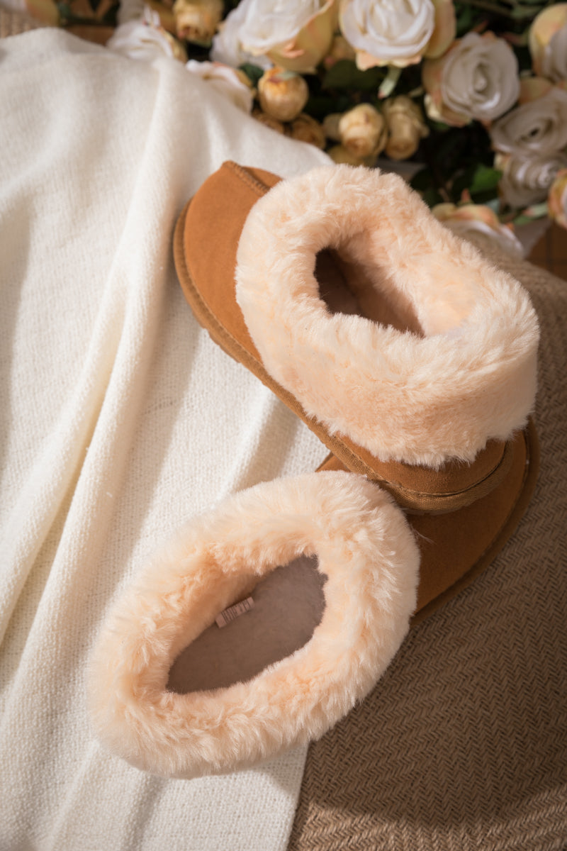 UGG Wool-Lined Suede Tasman Slipper Loafer - Chestnut