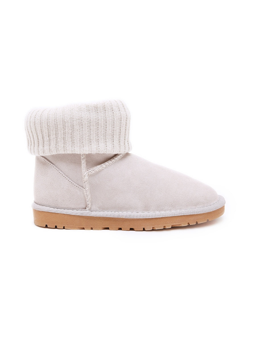 UGG Ankle Knit Stocking Mini Boots - Lavender