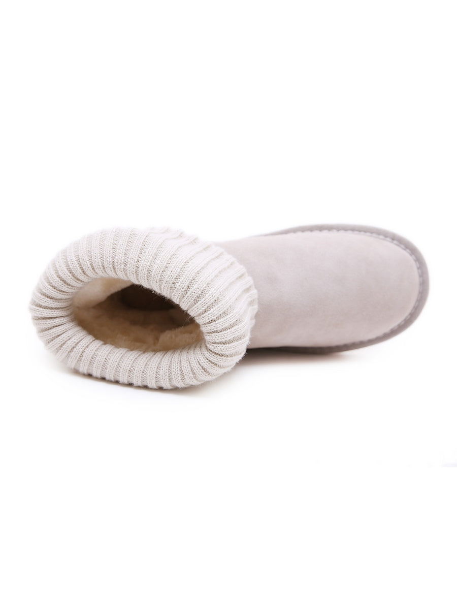 UGG Ankle Knit Stocking Mini Boots - Lavender