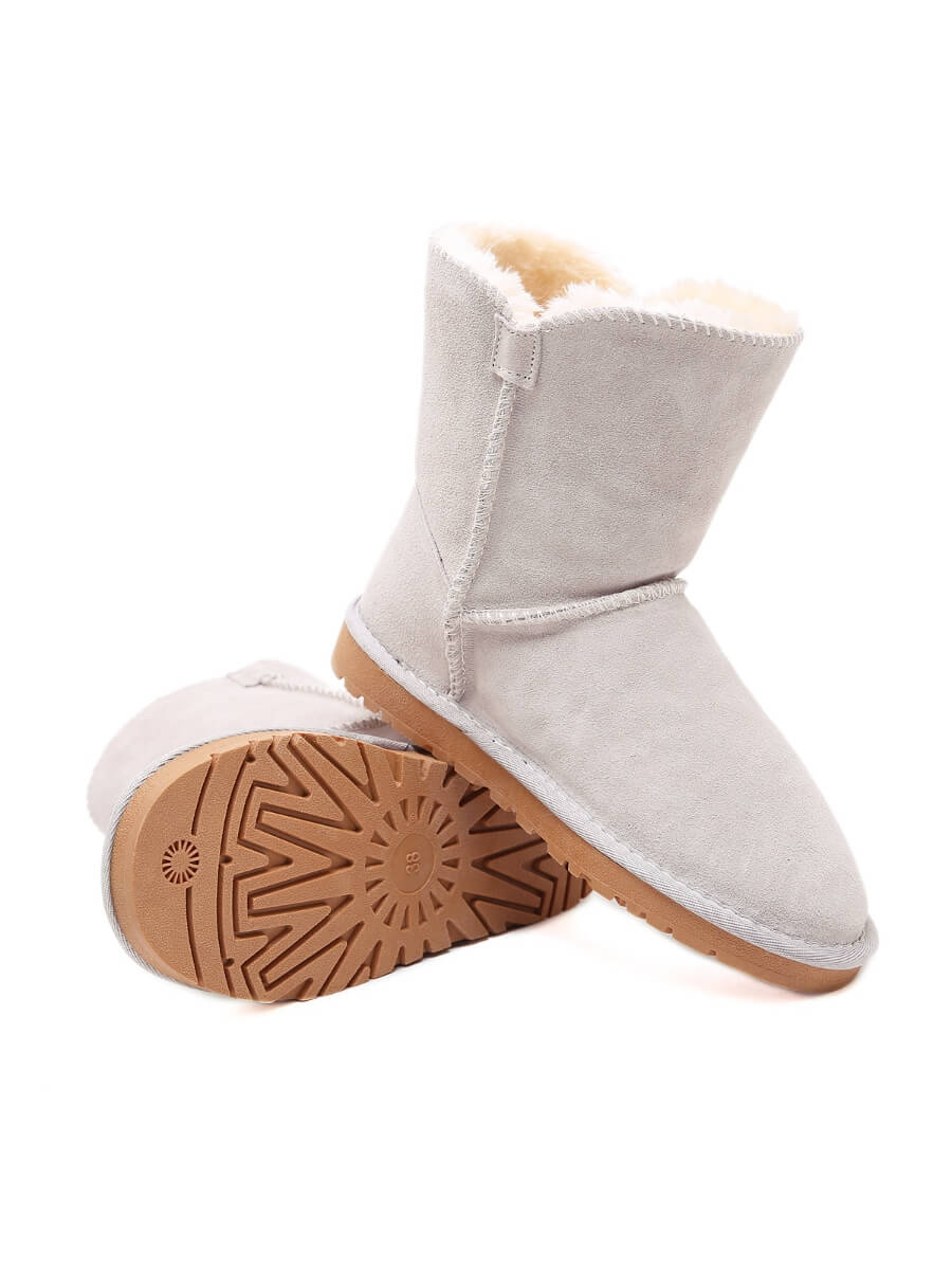 UGG Faux Fur-Lined Classic Side Button boots