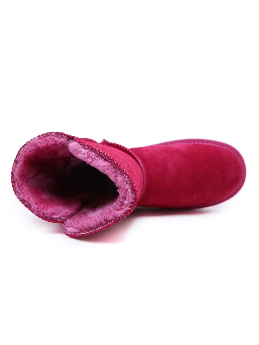 UGG Faux Fur-Lined Classic Side Button boots