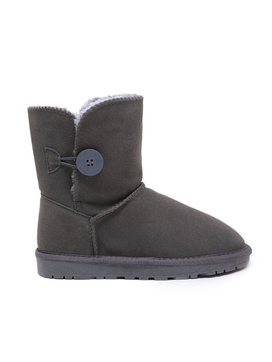 UGG Faux Fur-Lined Classic Side Button boots