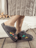 UGG Faux-Fur-Lined Suede Upper Slipper - Grey