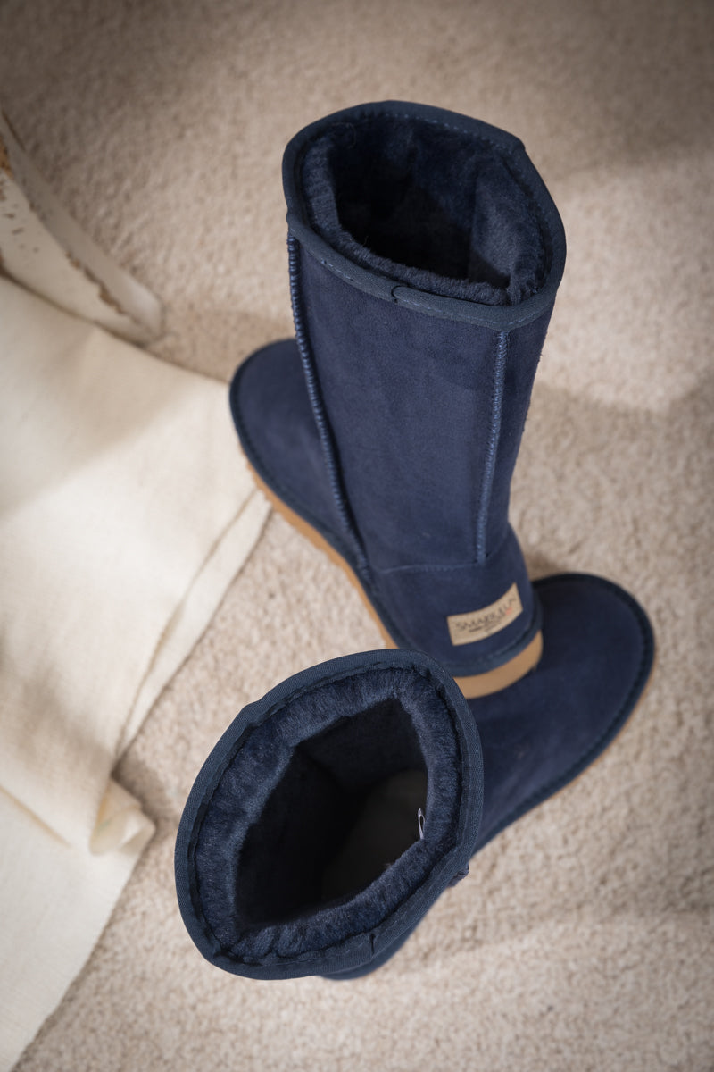 UGG Classic Suede Mid-Length boots - Navy