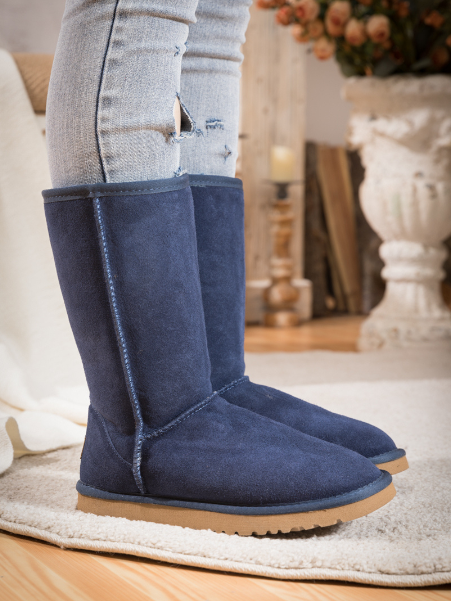 UGG Classic Suede Mid-Length boots - Navy