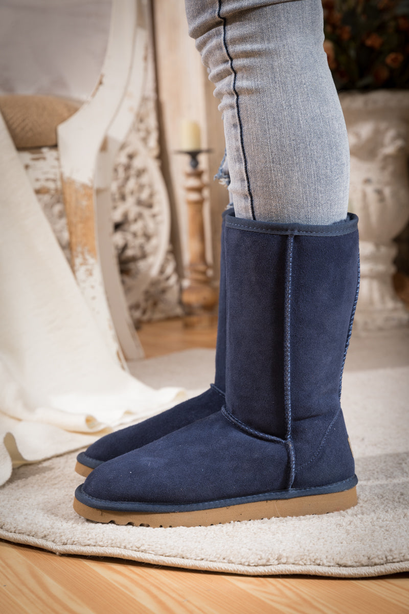 UGG Classic Suede Mid-Length boots - Navy