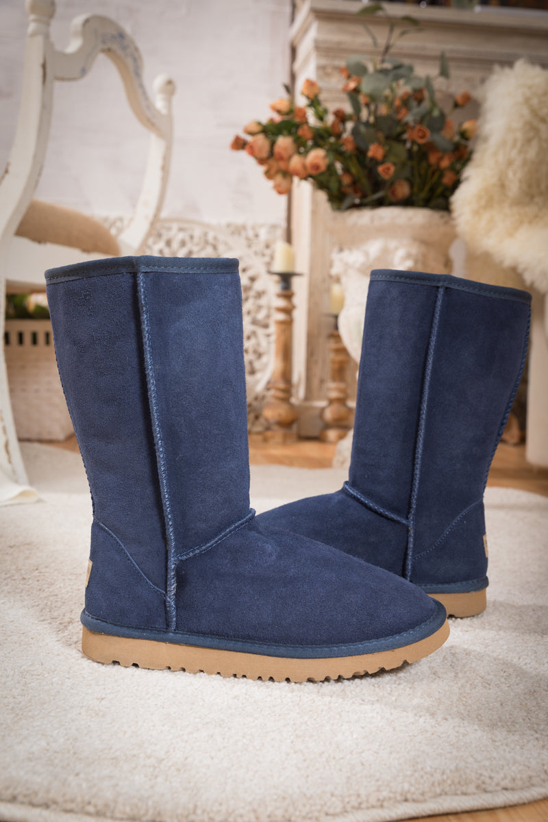 UGG Classic Suede Mid-Length boots - Navy