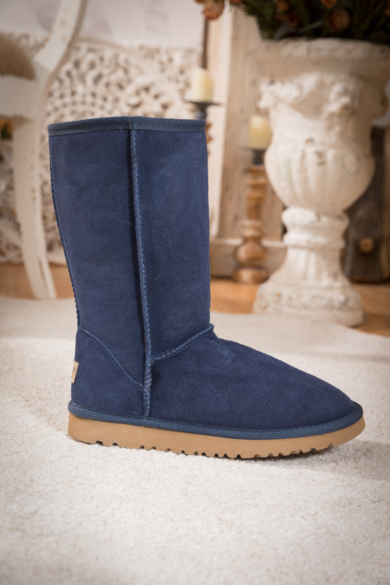UGG Classic Suede Mid-Length boots - Navy