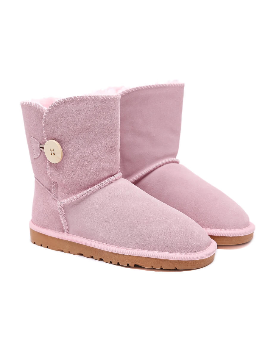 UGG Faux Fur-Lined Classic Side Button boots