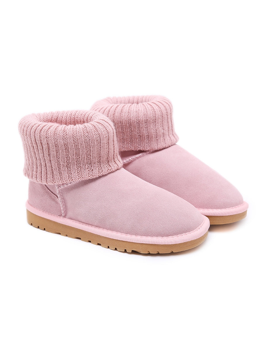 UGG Ankle Knit Stocking Mini Boots - Lavender