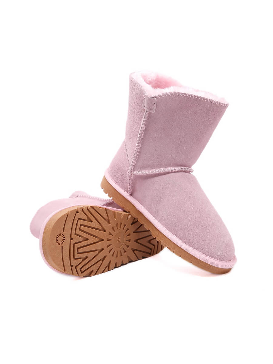UGG Faux Fur-Lined Classic Side Button boots