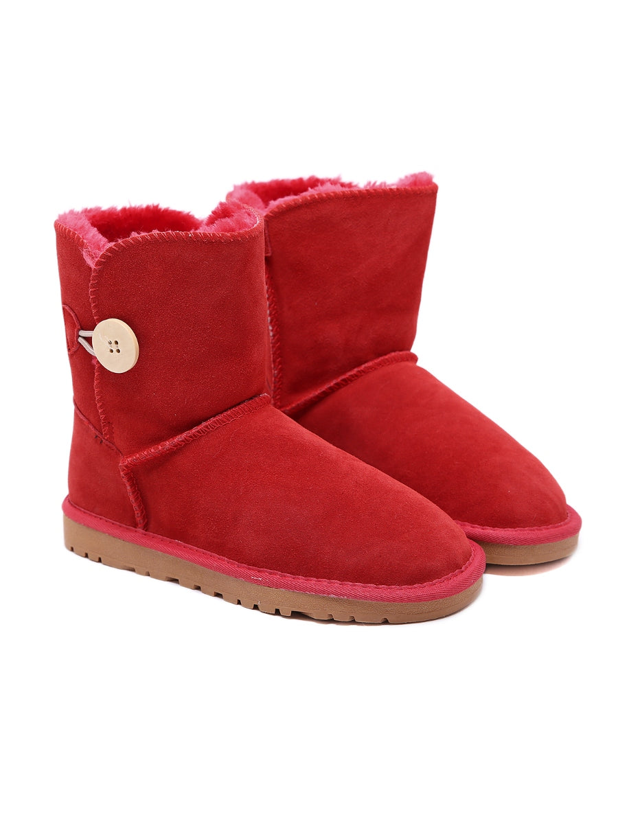 UGG Faux Fur-Lined Classic Side Button boots