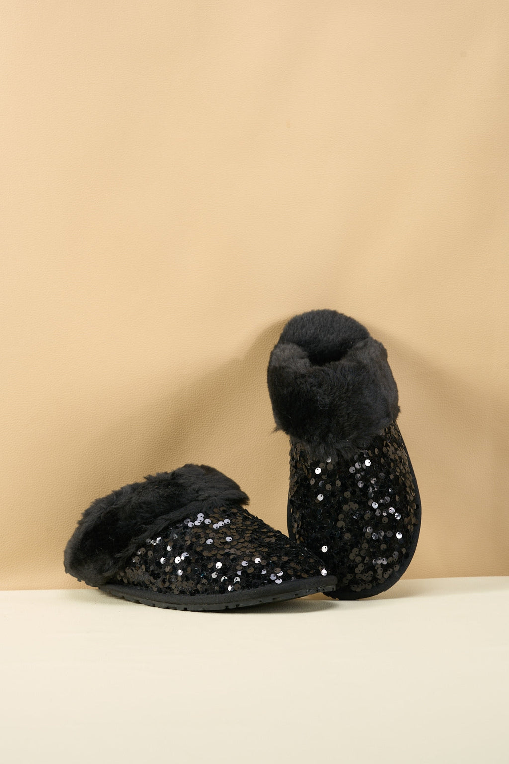 UGG Cozy Day Glam Sequins Slipper - Black