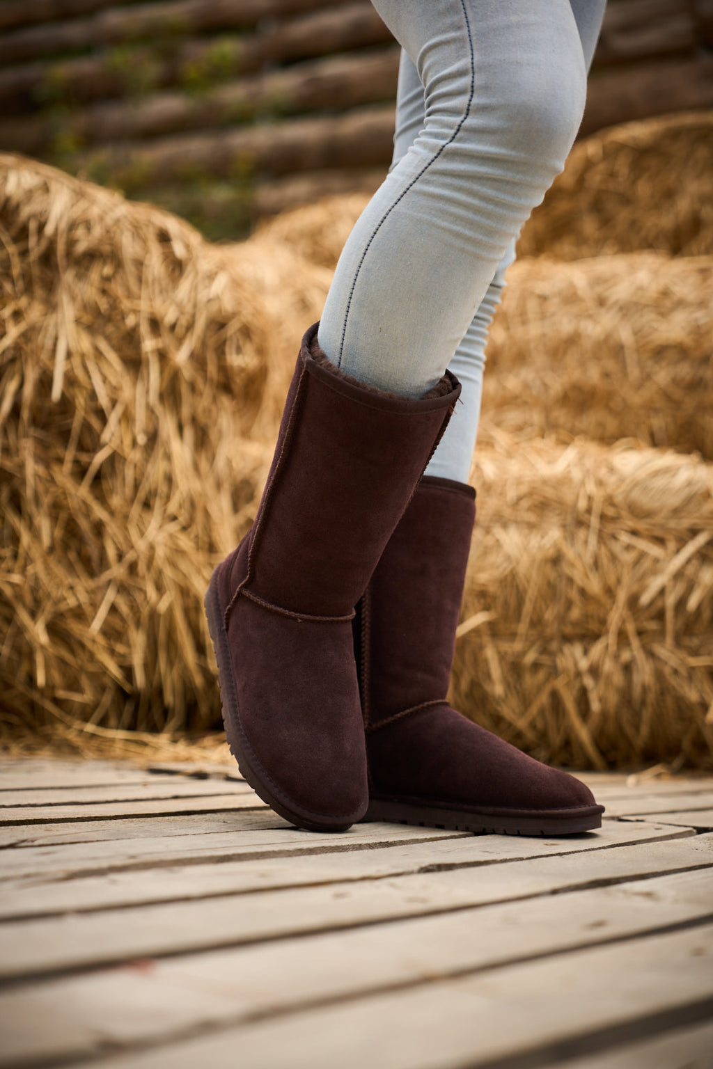 UGG Classic Suede Mid-Length boots - Brown