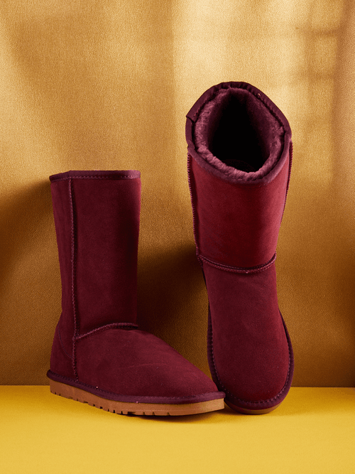UGG Classic Suede Mid-Length boots - Claret