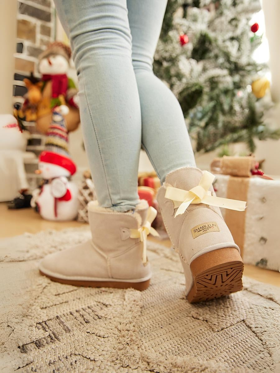 UGG Bailey Bow UGG Mini Boots - Cream