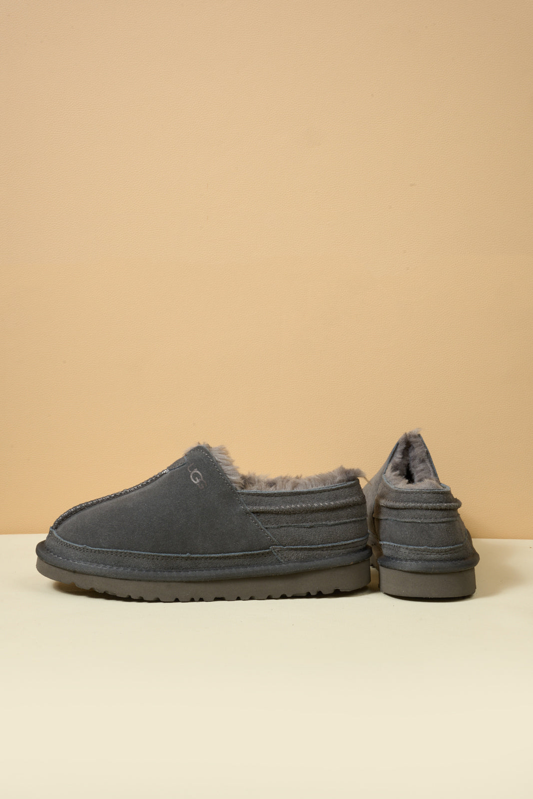 UGG Brisk Feels Wool Blend Slipper Boot - Grey
