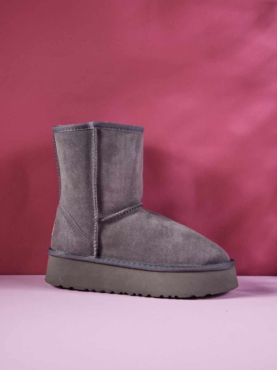 UGG Cloud Nine Platform Mini Boots - Grey