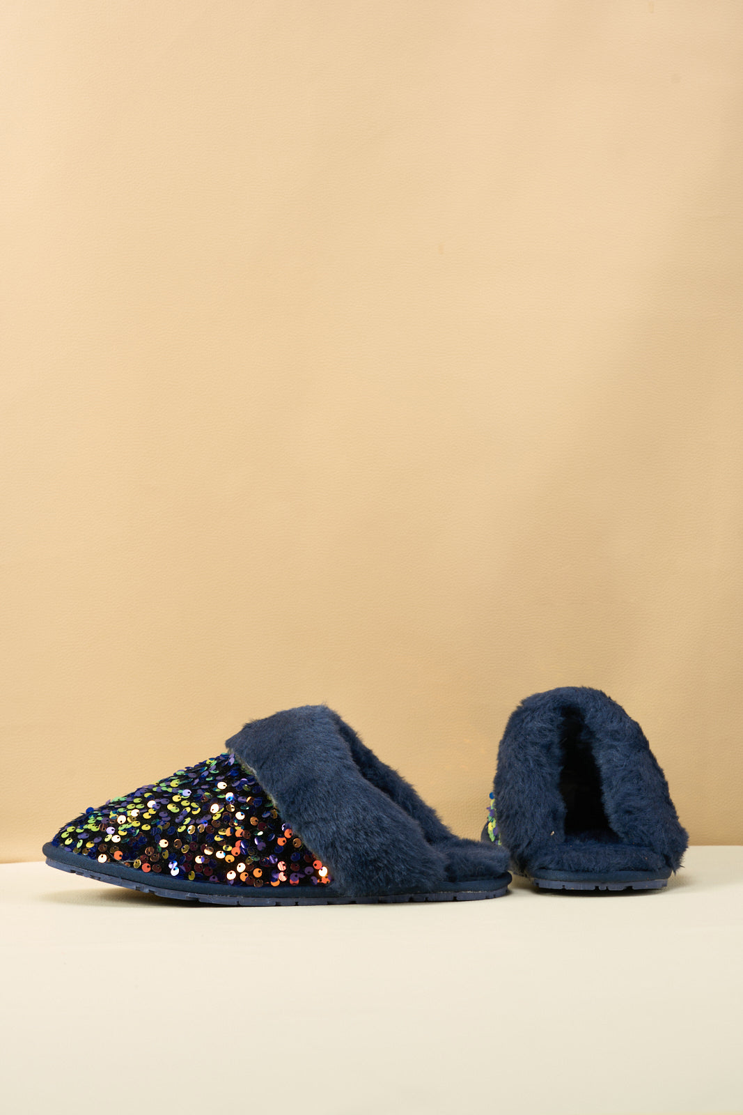 UGG Cozy Day Glam Sequins Slipper - Navy