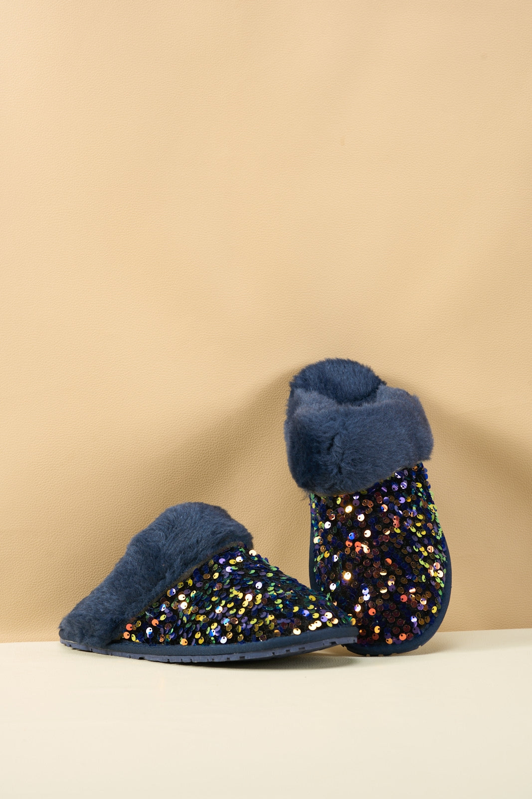 UGG Cozy Day Glam Sequins Slipper - Navy