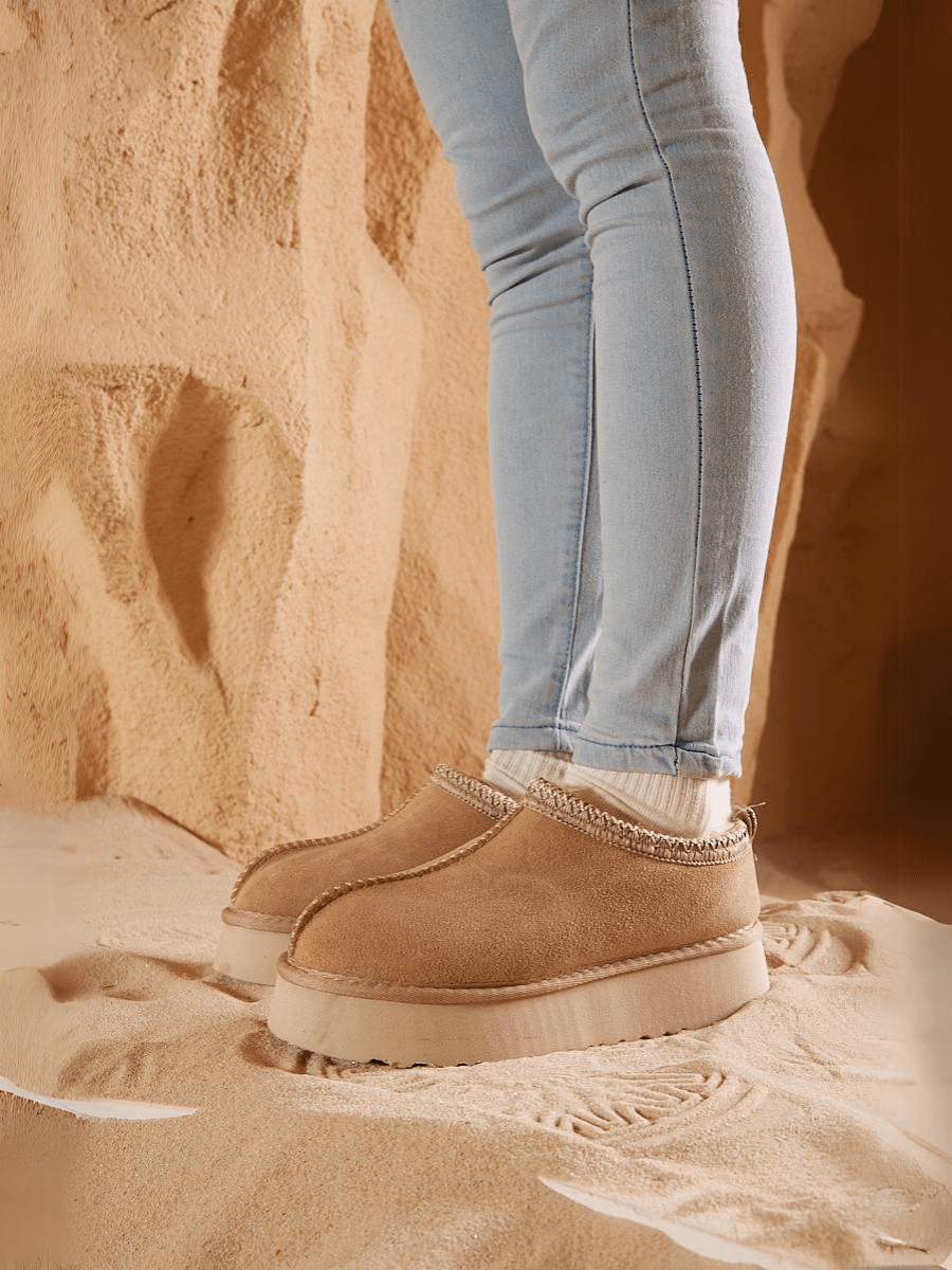 UGG Tassie X Tasman Platform Slipper Boot - Sand