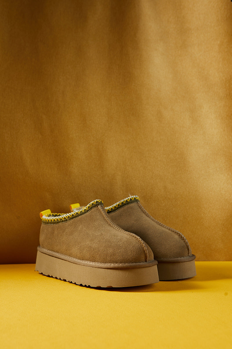 UGG Tassie X Tasman Platform Slipper Boot - Olive