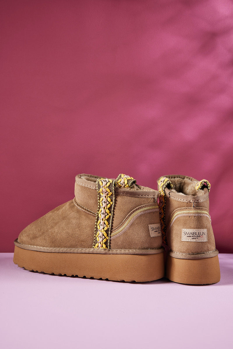 UGG Tazz Platform Low Ankle Boot - Olive