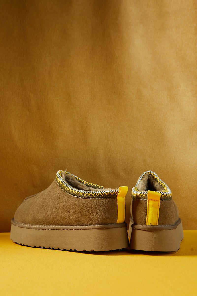 UGG Tassie X Tasman Platform Slipper Boot - Olive