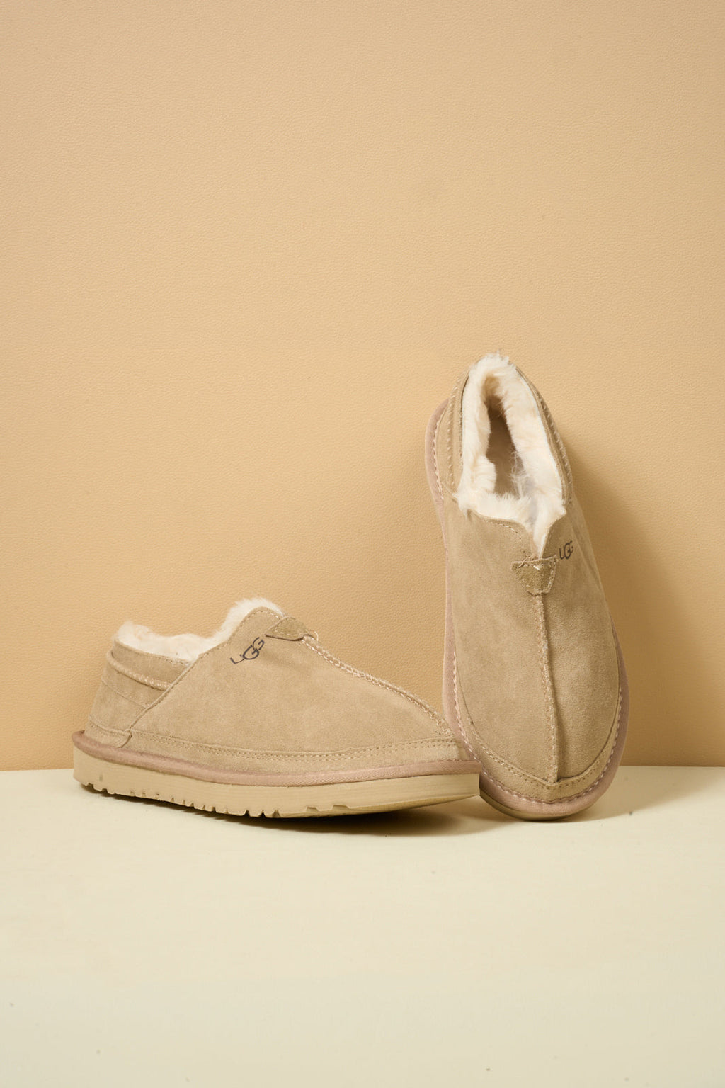UGG Brisk Feels Wool Blend Slipper Boot - Sand